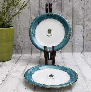 2 Vintage Dessert Plates By Greenfields England